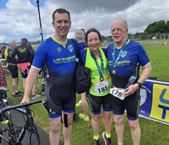 Bernie Dolan Completes Triathlons for Mayo Roscommon Hospice